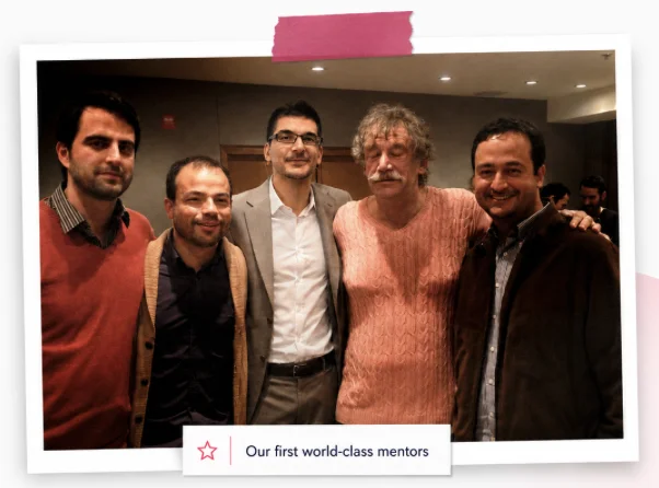 Mentores del primer ciclo de Apps.co con Alexander Osterwalder y Bob Dorf durante la formación de mentores de 2012